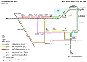 Bus Routes and Stops within HSR Layout